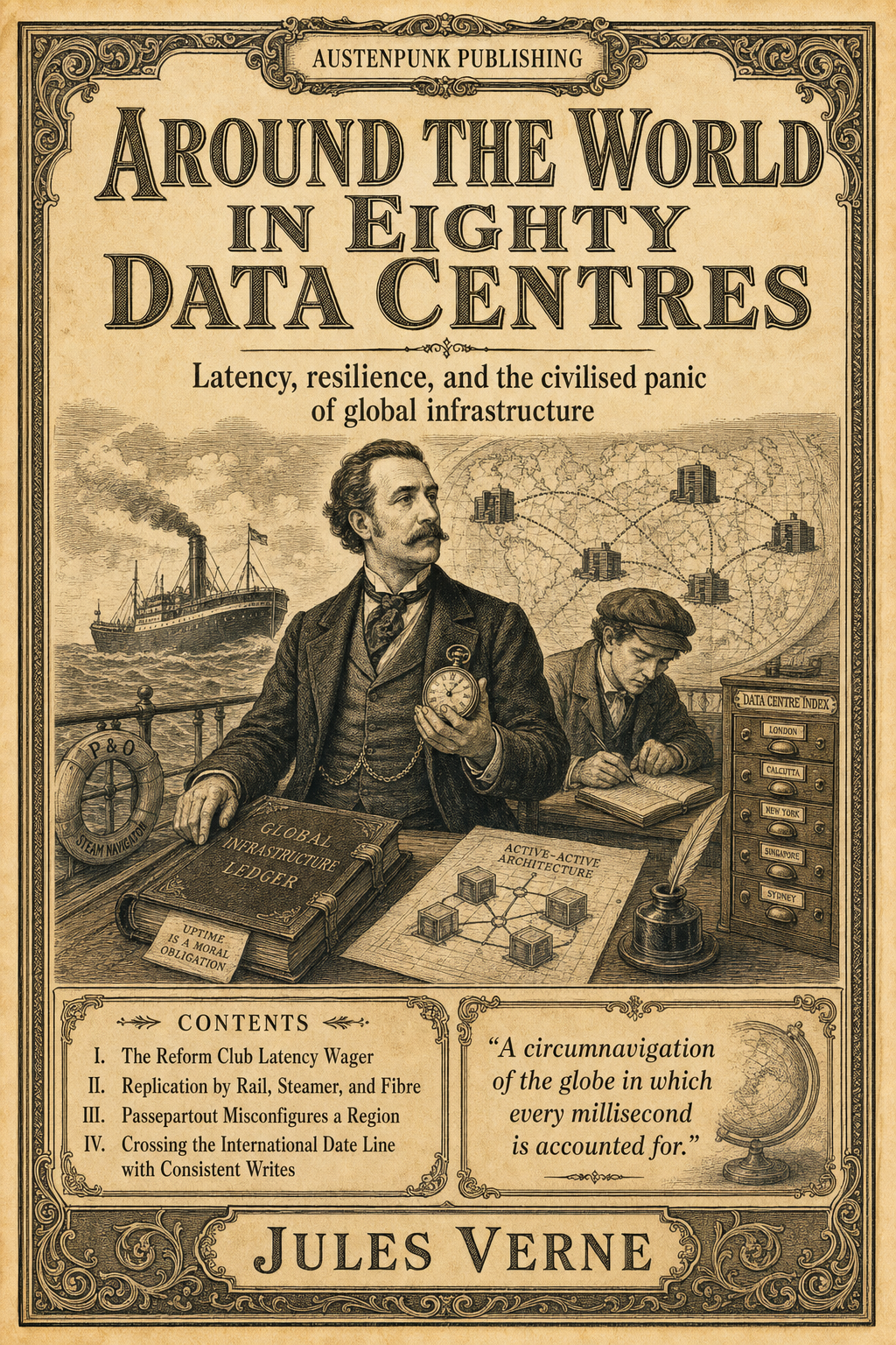 Cover of Around the World in Eighty Data Centres