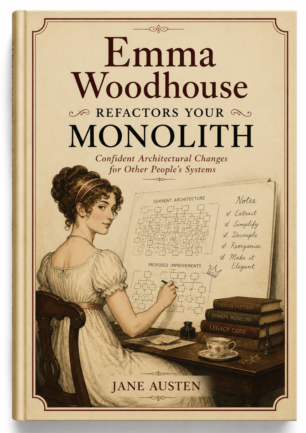 Cover of Emma Woodhouse Refactors Your Monolith