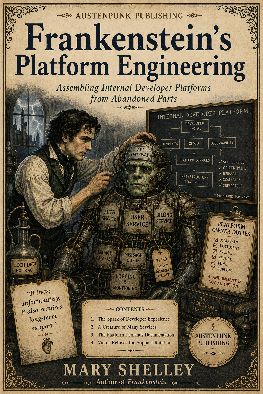 Cover of Frankenstein’s Platform Engineering