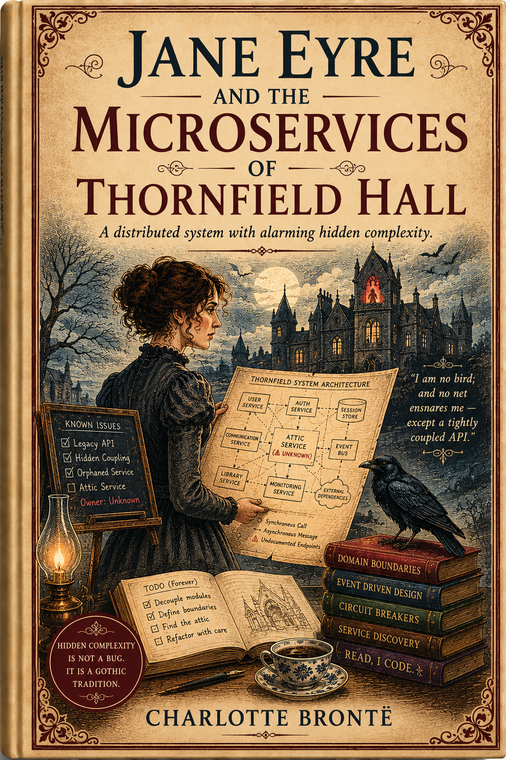 Cover of Jane Eyre and the Microservices of Thornfield Hall