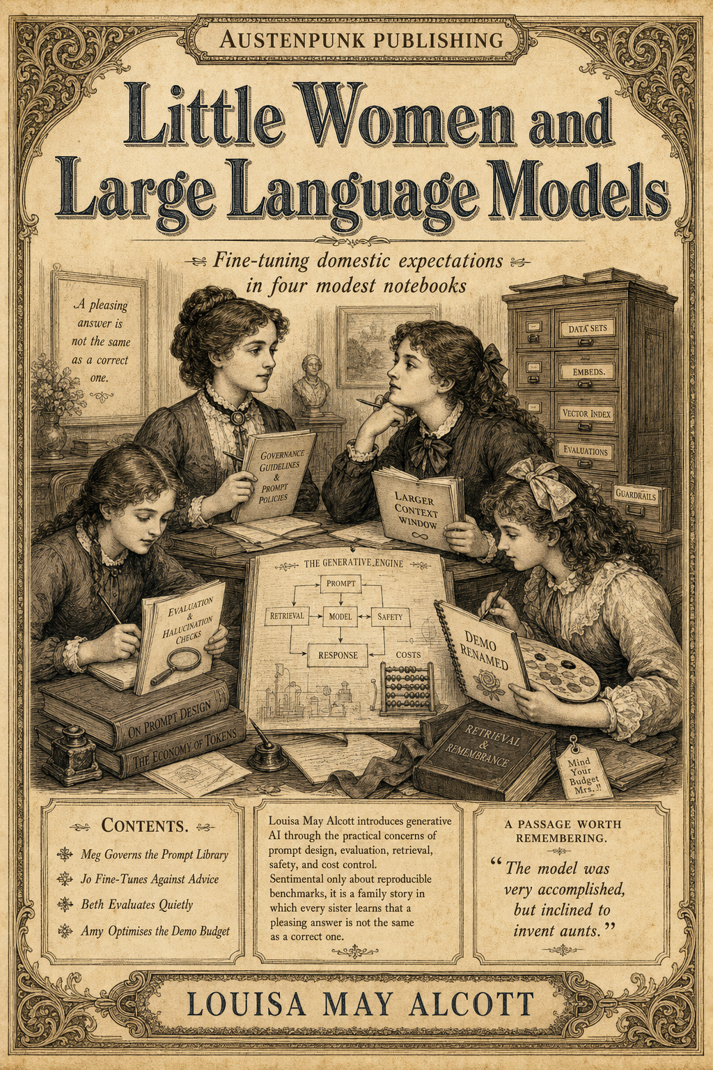 Cover of Little Women and Large Language Models