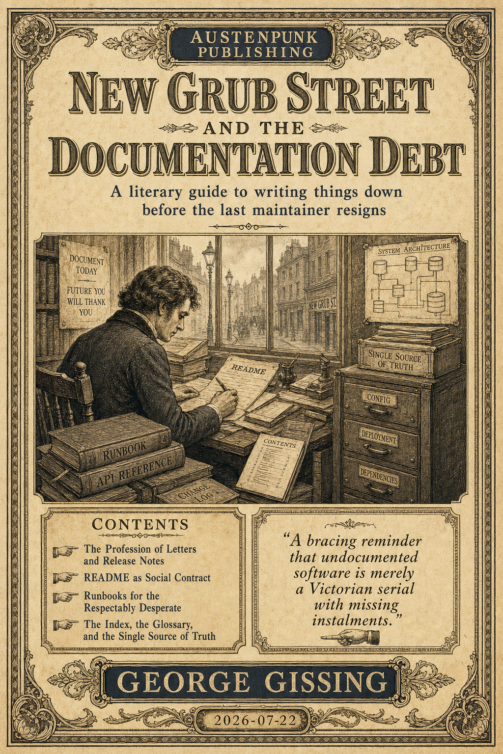 Cover of New Grub Street and the Documentation Debt
