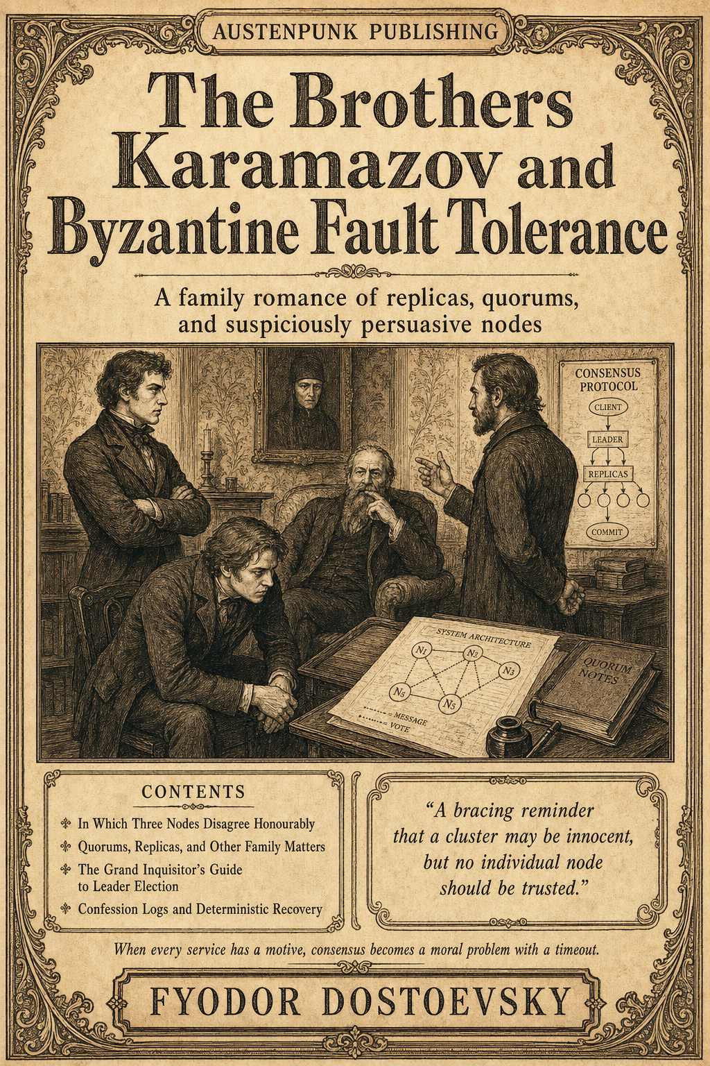 Cover of The Brothers Karamazov and Byzantine Fault Tolerance