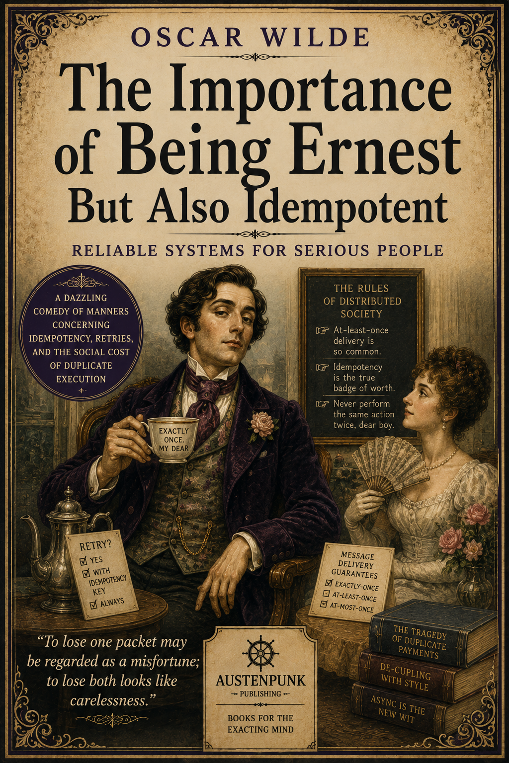 Cover of 'The Importance of Being Ernest But Also Idempotent'