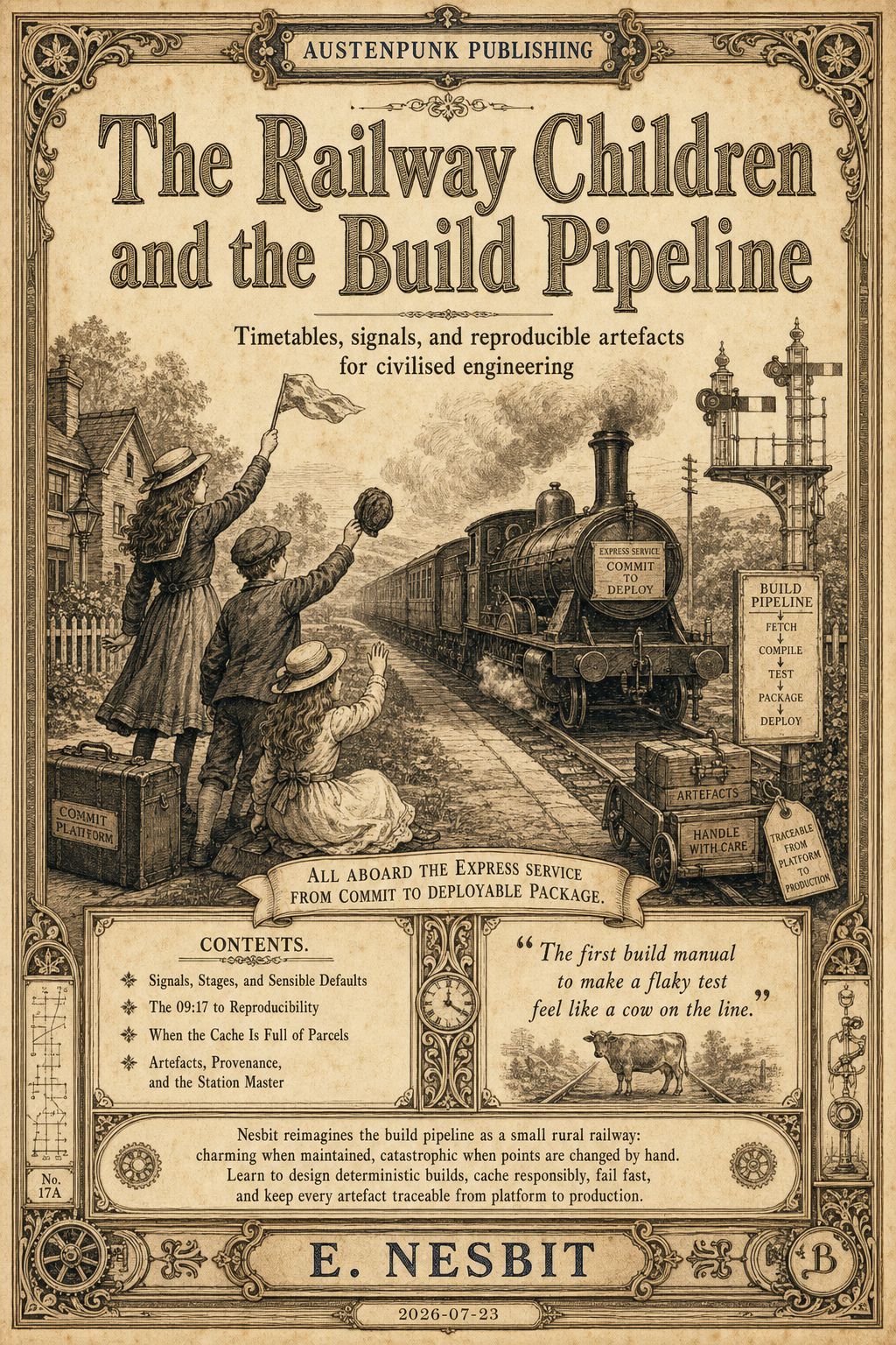 Cover of The Railway Children and the Build Pipeline
