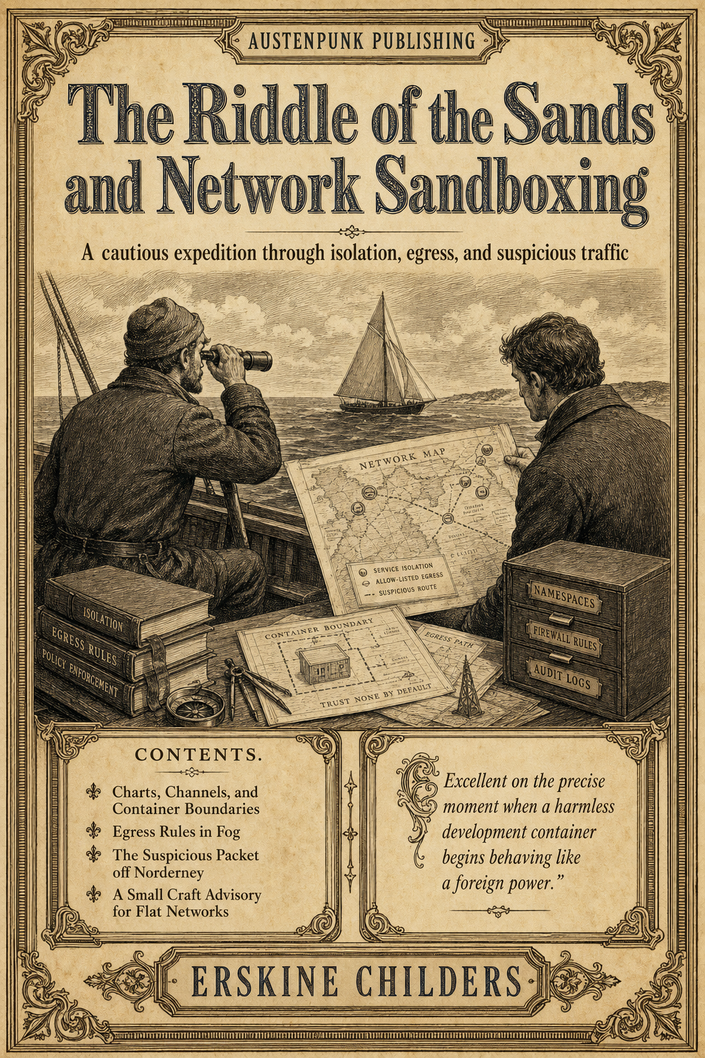 Cover of The Riddle of the Sands and Network Sandboxing