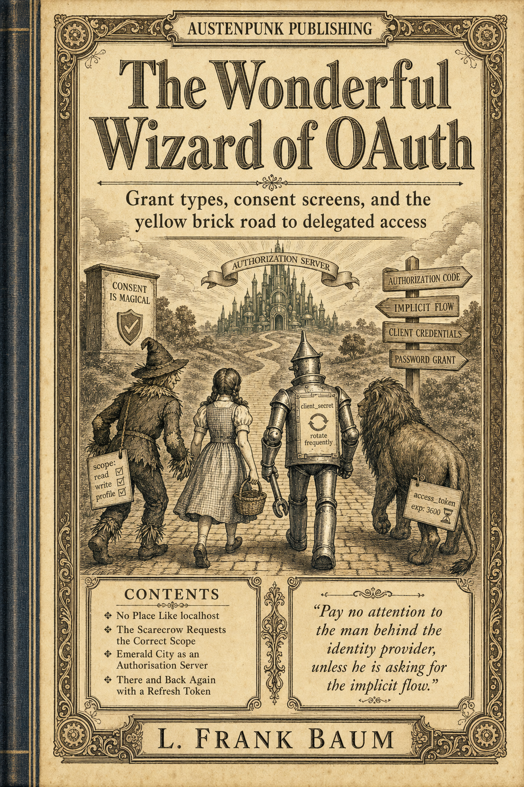 Cover of The Wonderful Wizard of OAuth