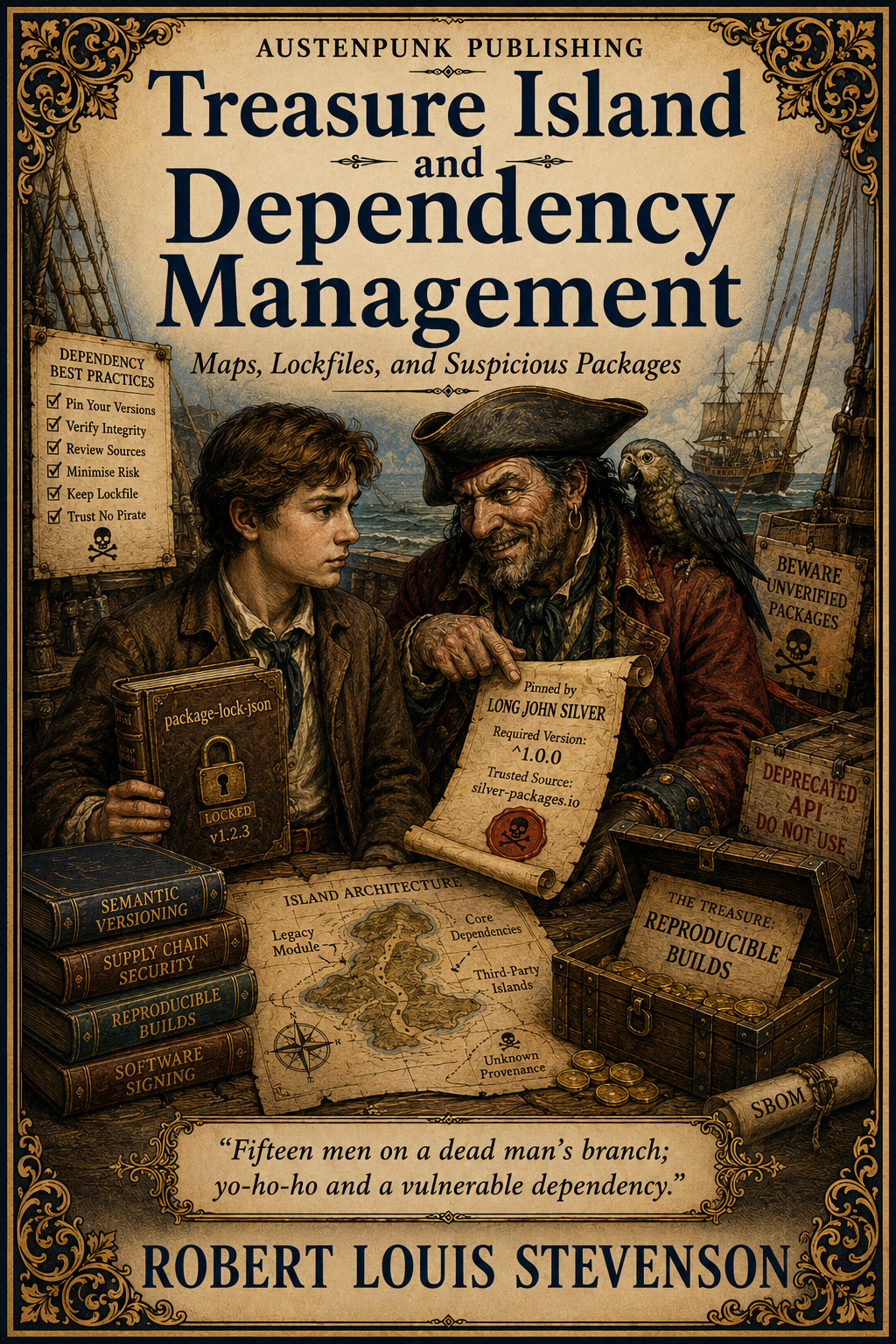Cover of Treasure Island and Dependency Management